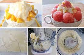 Aiskrim dari iran ini biasanya dijadikan sebagai hidangan pencuci mulut yang agak mengenyangkan. Bingsu Dari Korea 2 Bahan Jer Siap Pencuci Mulut Yang Sedap Dan Segar