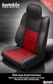 Katzkin Custom Leather Auto Interiors Leather Seat Covers Jeep Grand Cherokee Jeep Leather