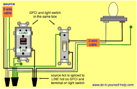 12 basics of electrical wiring. Wiring Diagrams For Gfci Outlets Do It Yourself Help Com
