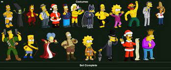 Tapped out from electronic arts continues its run as my. The Simpsons Tapped Out Characters Costume Changes The Simpsons Simpson Character Costumes