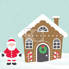Peppa pig français pere noel ♦ peppa pig français 1h s03 episodes 14 à 26. Noel Maison Dessin Anime Pere Noel Peintures Murales Tableaux Noel Joyeux Chutes De Neige Myloview Fr