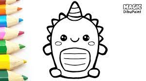 Puede dibujar dibujos kawaii de animales de. Dibujos Kawaii Como Dibujar Dinosaurios Faciles Para Ninos Youtube
