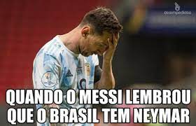 La selección albiceleste se quedó con la copa y las redes sociales. Final Entre Brasil E Argentina Agita Os Torcedores Na Web Confira Os Memes Galerias