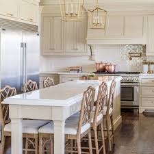 The bar stools were sourced from ballard designs. Dayna Stools Ballard Designs Kitchen Remodel Kitchen Interior Home Kitchens