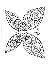  spring blooming daisies, flowers, hello spring, hi april, hi may, may each page is an a4 page. Butterfly Coloring Page Free Printable Pdf From Primarygames