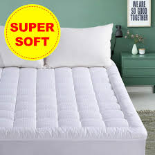 Shop for pillow top mattress topper in basic bedding. Emonia Queen Pillow Top Fitted Mattress Pad