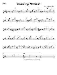 Smukke Unge Mennesker Sheet Music For Bass Jazz Band Musescore Com