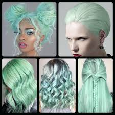 The loud brightness of this #30: Would Absolutely Appreciate Having More Mint Green Hairstyles To Wear In The Game I Do Love The Few Hairstyles Mint Green Themed That We Do Have But There Are So Few Of Them