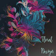 Printed vinyl,patterned vinyl,htv prints,vinyl print,sheet size 12x12'',heat transfer vinyl sheet,vinyl sheet, floral patterns vinyl sku 0160. Free Vector Multicolor Floral Design