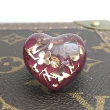 louis vuitton heart inclusion ring size large