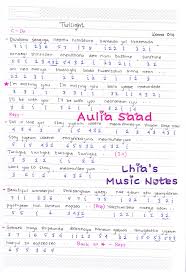 Tutorial pianika lagu anak indonesia untuk pemula dilengkapi dengan not angka. Not Angka Lagu One Direction Story Of My Life Kami