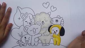 Maybe you would like to learn more about one of these? Cara Mewarnai Bt21 Bts How To Coloring Bt21 Bts Youtube