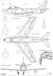 North American F 86 Sabre Blueprint Download Free Blueprint For 3d Modeling Vintage Aircraft Aircraft Design Vintage Planes