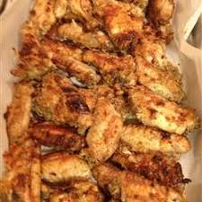 We popped the wings back in the oven at 425°f to finish off the baking. Garlic And Parmesan Chicken Wings Recipe Chicken Wing Recipes Recipes Wing Recipes