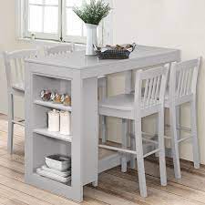 Jofran Tribeca Counter Height 5 Piece Dining Set Grey 813ec 48 Bs293kt At Dynamic Home Decor Dining Room Small Dining Room Combo Small Dining Room Decor