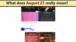 This day's facts in the arts, politics, and sciences. August 27 2020 What Is Happening On This Date Why Tiktok Is All About August 27th Youtube