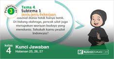 Kunci Jawaban Buku Tematik Kelas 4 Tema 4 Berbagai Pekerjaan Kurikulum 2013 Kunci Buku Kurikulum