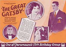 The great gatsby study guide contains a biography of f. The Great Gatsby 1926 Film Wikipedia