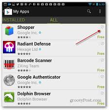 * click on app in the list to launch it. How To Clear Google Play Store App Download History