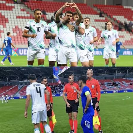 Irlanda derrota a Israel 3-0. Protestaron su himno. Llegaron con bandas  negras en honor a los caídos en Gaza. El capitán se rehusó a darle la mano  al capitán de Israel. Todo
