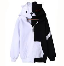 New Projectile On Black And White Bear Funny Hoodie From Harajuku Fashion Things I Want Womenfashion Christmas 2020 Svetsortler Kapusonlu Sweatshirt Kapusonlu