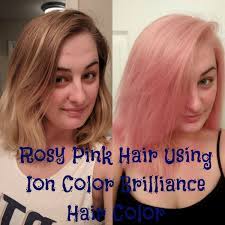 Ion color brilliance brights in aqua. Hair Diy How To Get Rose Quartz Hair Using Ion Color Brilliance Hair Color Bellatory