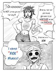 Murdoc's Punishment 01: Be 2D's personal pony for... - Reeacat