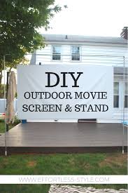 Plus modern cell phones all have an outdoor. Diy Outdoor Movie Screen And Stand Showit Blog