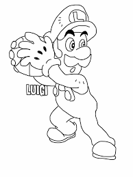 Free Printable Luigi Coloring Pages For Kids Super Mario Coloring Pages Cartoon Coloring Pages Mario Coloring Pages