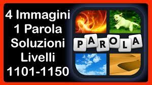 Come sapete, stiamo parlando del puzzle game che ha ipnotizzato gli utenti ios (iphone, ipad, ipod) e gli utenti android. 4 Immagini 1 Parola Livelli 1101 1150 Aggiornamento Settembre 2018 Soluzioni Youtube