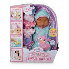 Baby Born Surprise Bathtub Surprise Teal Swaddle Princess W 20 Surprises Walmart Com Baby Born Baby Swaddle Blankets Princess Toys