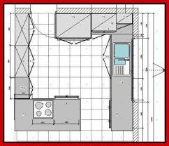 L shaped kitchen layout drawing. Double L Design Kitchen Layout