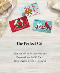 The Perfect Gift Give The Gift Of Discovery With A Barnes Noble Gift Card Redeemable Online In Stores Gift Card Cards Gifts