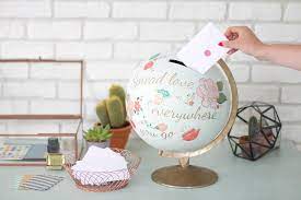 Start by painting your paper mache box. Diy Wedding Card Box Ideas