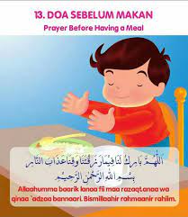 Duaa Before You Eat Buku Anak Doa Buku