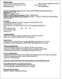 Writing the perfect cv is an important step towards gaining your dream job. Sample Rugby Recruit Athlete Resume The Ruggers Edge