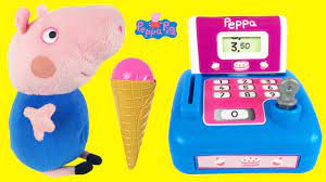 Ijsjes maken is nog nooit zo gemakkelijk en leuk geweest! George Eet Een Ijsje En Cupcakes Nederlands Peppa Pig Filmpje Voor Kinderen Youtube