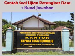 Soal Ujian Matematika Perangkat Desa Ilmusosial Id