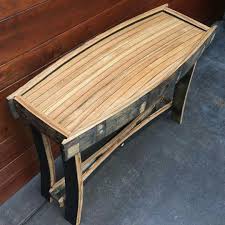 Nice Wine Barrel Side Table Oak Barrel Furniture Bourbon Barrel Furniture Whiskey Barrel Furniture