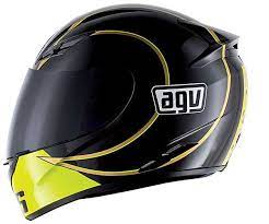 Agv K3 Gothic Helmet Black White Yellow Motorcycle Helmets Motorbike Helmet Helmet