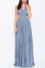 Dusty Blue Maxi Dress Bridesmaid Dresses Boho Maxi Dress Flattering Maxi Dress