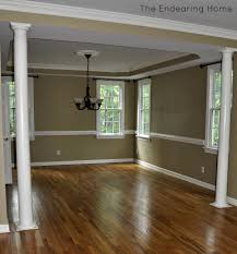 A chair rail, also known as a dado rail, is a horizontal piece of trim that usually runs the perimeter of a room approx 36″ from the floor, but can also be awkwardly placed on a single wall (popular in the '90s). Dining Room Paint Ideas 2 Colors Novocom Top
