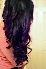 Ombre Black And Dark Purple Hair Pin By Rizos Mx On Rojo Violet Purple Hair Highlights Dark Purple Hair Hair Styles