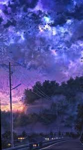 Blue and purple aesthetic anime · aesthetic purple anime wallpapers wallpaper. Purple Anime Scenery Wallpapers Wallpaper Cave
