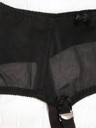 Review Cervin Silk Stockings Mesh Suspender Belt The