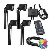 Paradise Gl34006bk Multi Color Led Nano Spot Light 4pack Check Out The Image By Visiting The Link Multi Color Led Led Color Modern Outdoor Lighting