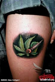 Weed tattos photos and art ideas. Weed Tattoos