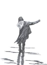 Walking Away By Solitae On Deviantart Lonely Art Person Drawing Cool Pencil Drawings