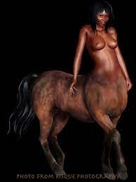 African American Female Centaur 8.5x11