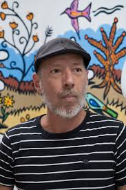 Robert Ryman, untitled triptych, in The Pompidou Centre in Paris. 1974,  each panel 182cm x 182 cm, lacquer